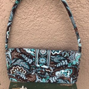 Vera Bradley NWOT JAVA BLUE Clutch Shoulder Bag
